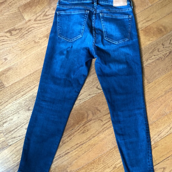 J Crew dark wash toothpick jeans size 29 petite - Picture 2 of 4